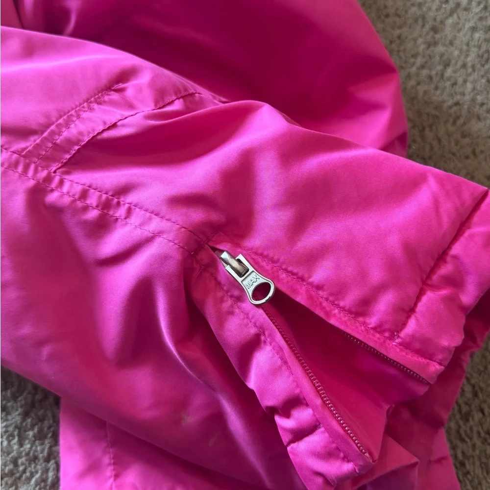 Faded Glory Pink Snow Bibs Girls Size‎ 5T Insulated Adjustable Straps Zipper